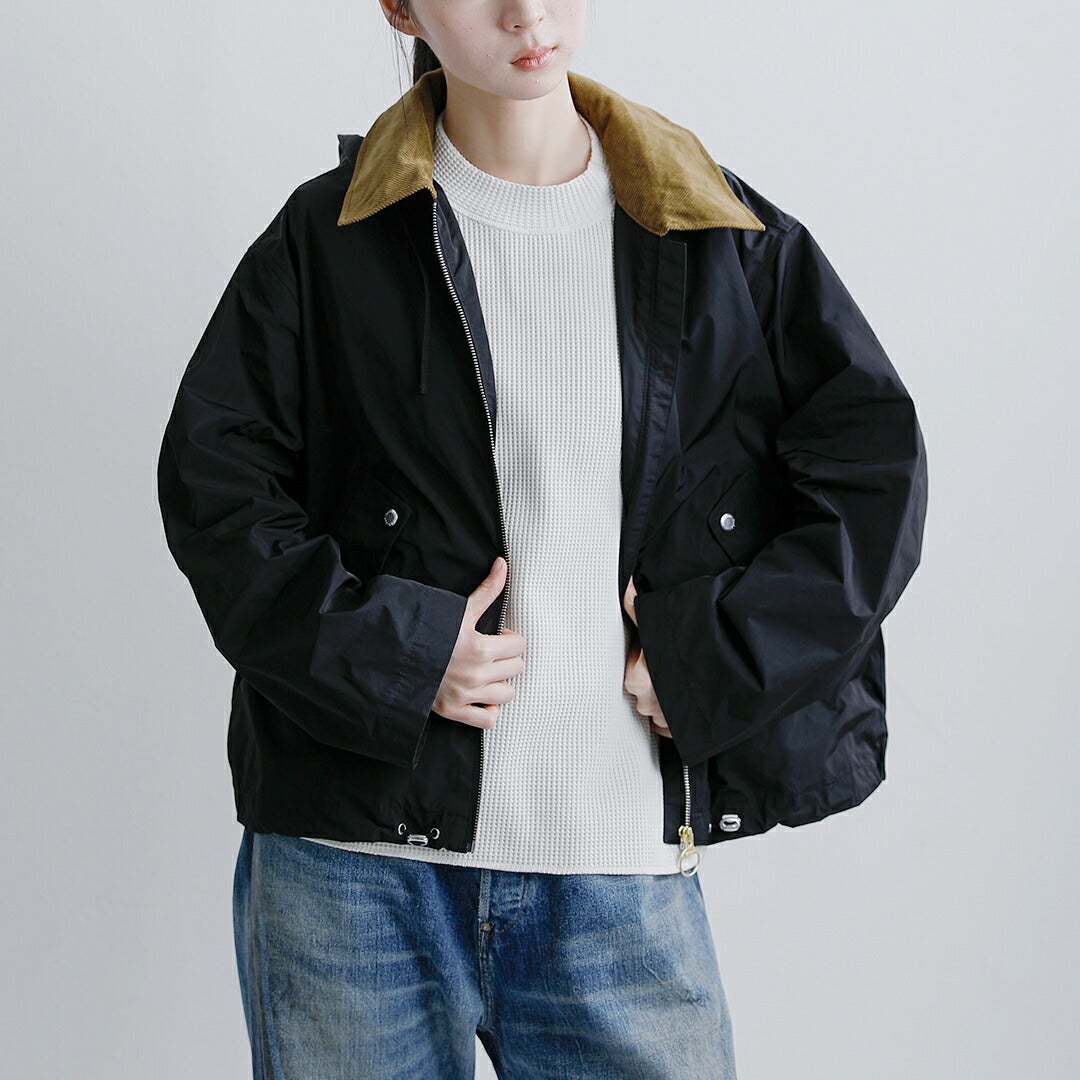 バブアー BARBOUR (バブアー) 襟切替 フルジップ ワックスジャケット SPEY WAX