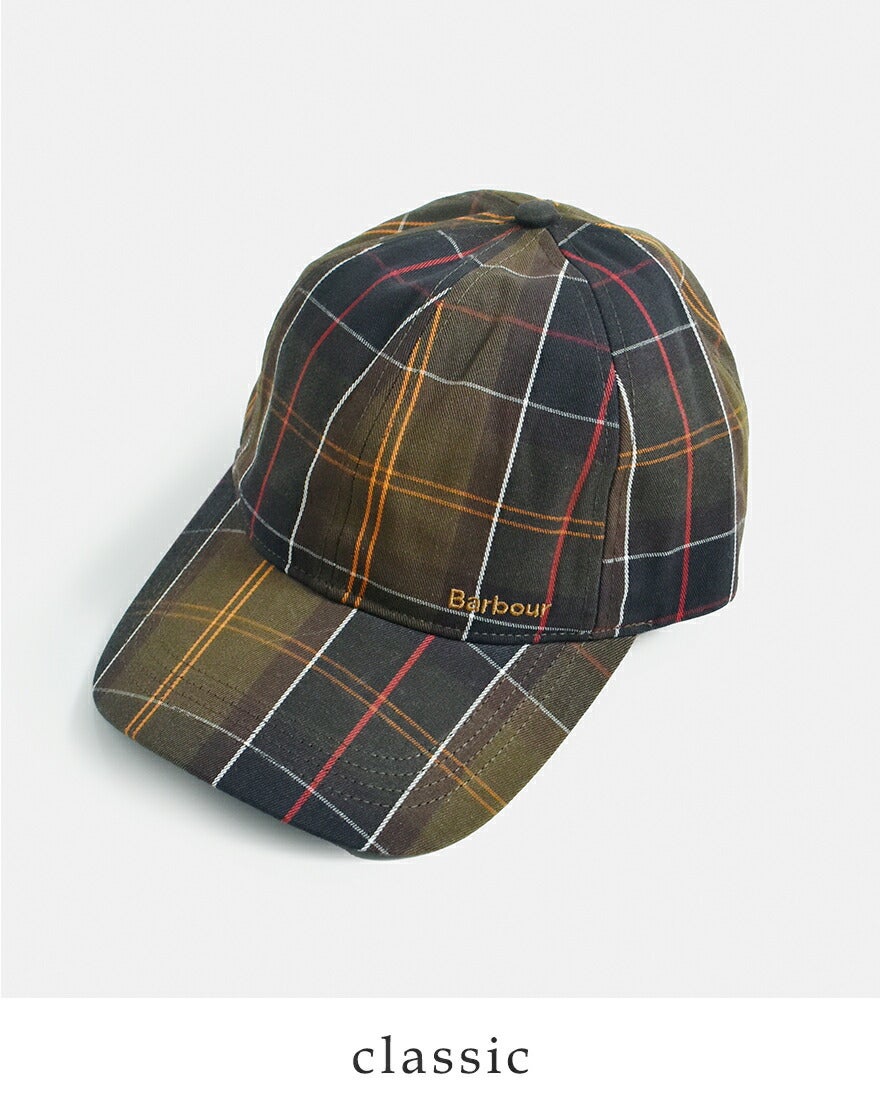 Barbour バブアー テルフィールド タータンチェック キャップ TELFIELD