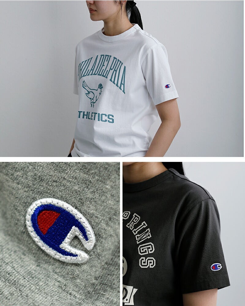 ゆうパケット選択可】Champion チャンピオン コットン 半袖 プリントT