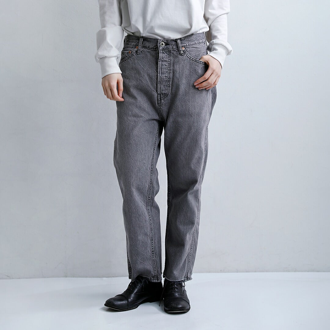 30%OFF】chimala チマラ ダブル幅 カラーデニム ワイド テーパード