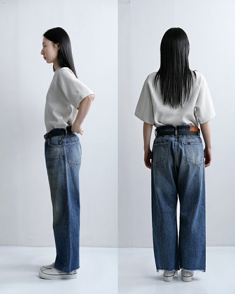chimala バギーデニム chimala チマラ セルビッチデニム バギーカットパンツ cs41-wp03