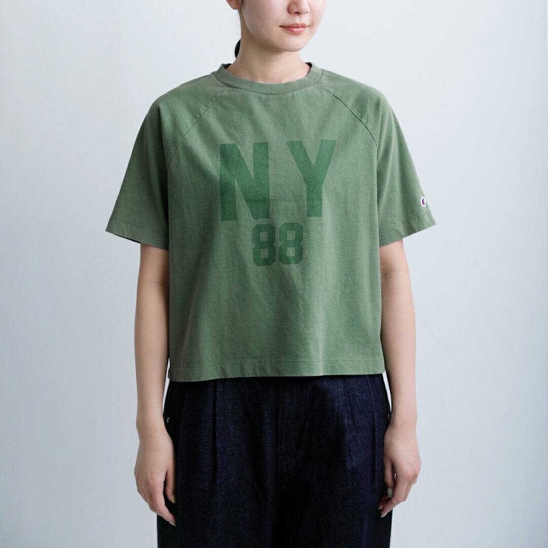Champion チャンピオン USAコットン 半袖 プリントTシャツ cw-d304