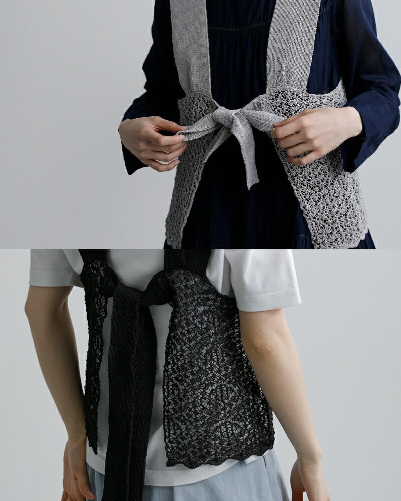 enrica エンリカ 24SS 和紙メッシュニット 春夏 プルオーバー 24ss｜WASHI MESH - enrica
