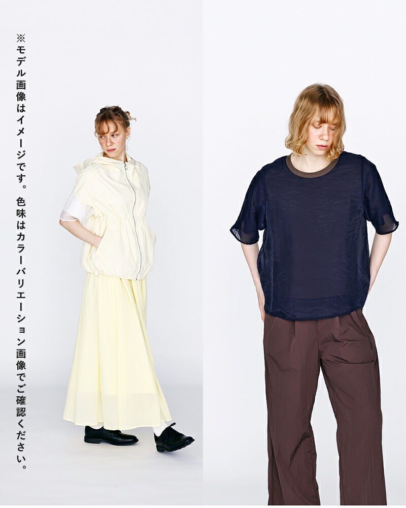 クーポン対象】kelen ケレン シアー レイヤードデザイン トップス “SAN