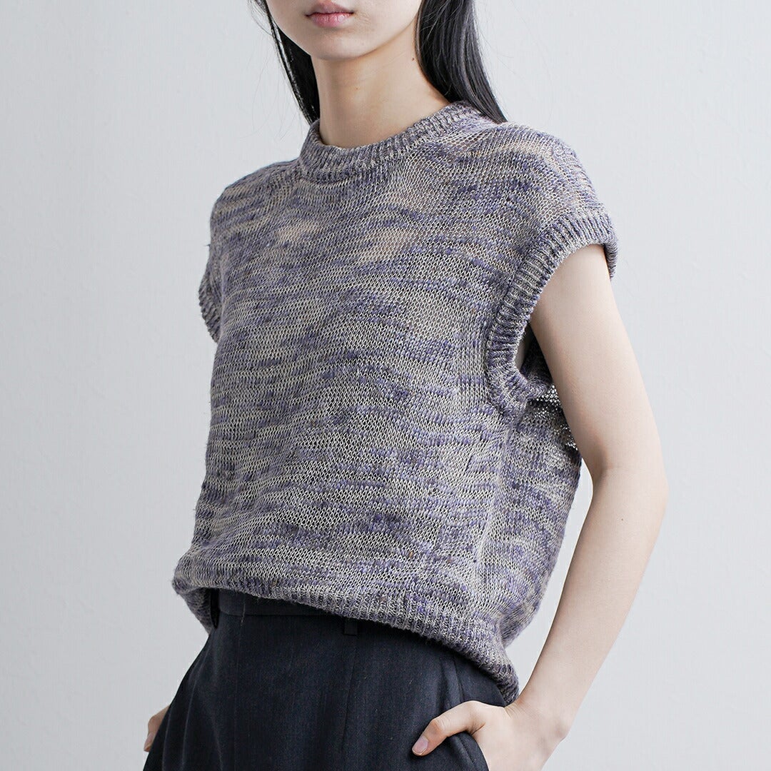 3こ1】【30%OFF】unfil アンフィル リネン シルク メランジ