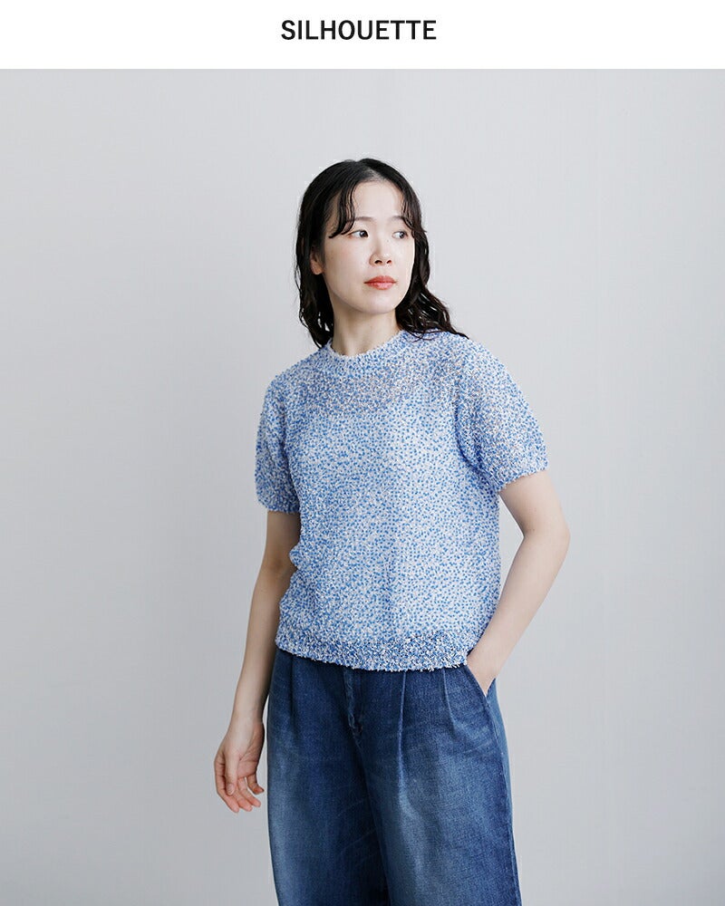 COOHEM コーへン シアー モール ニット プルオーバー 11-262-021