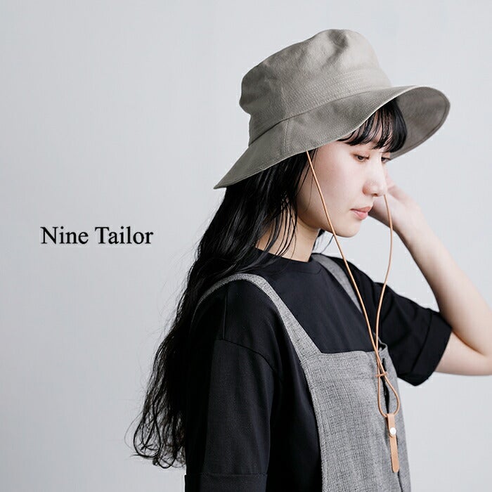 クーポン対象】Nine Tailor ナインテイラー コットンリネン ハット