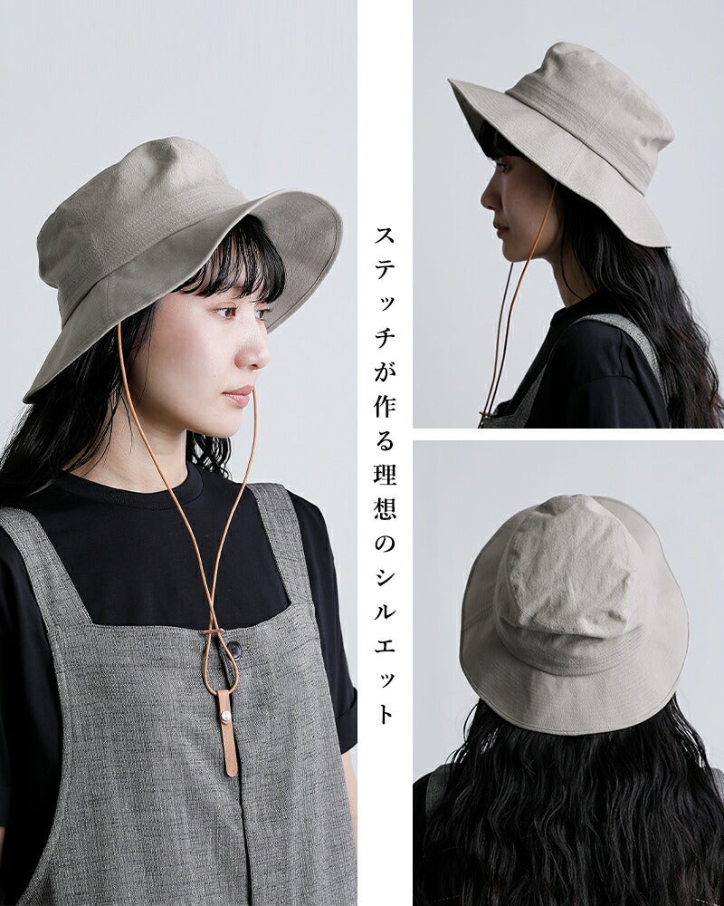 【Nine Tailor】 リネンハット NINE TAILOR(ナインテイラー) コットンリネンハット Horsetaii Hat