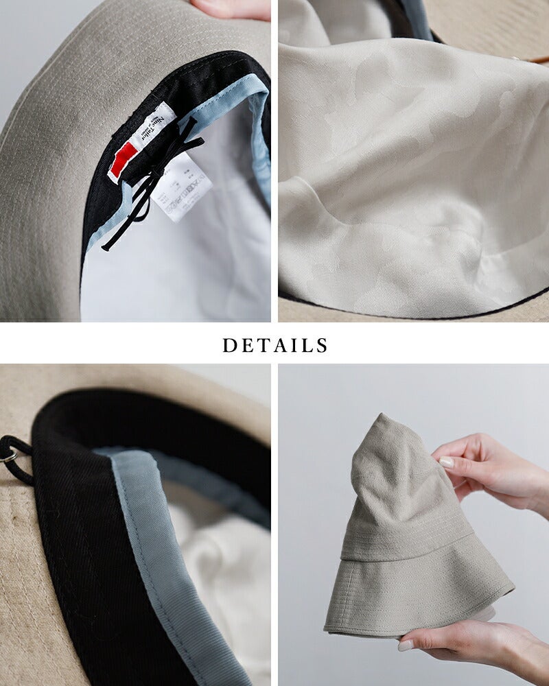 Nine Tailor ナインテイラー コットンリネン ハット “Cockspur Hat” n