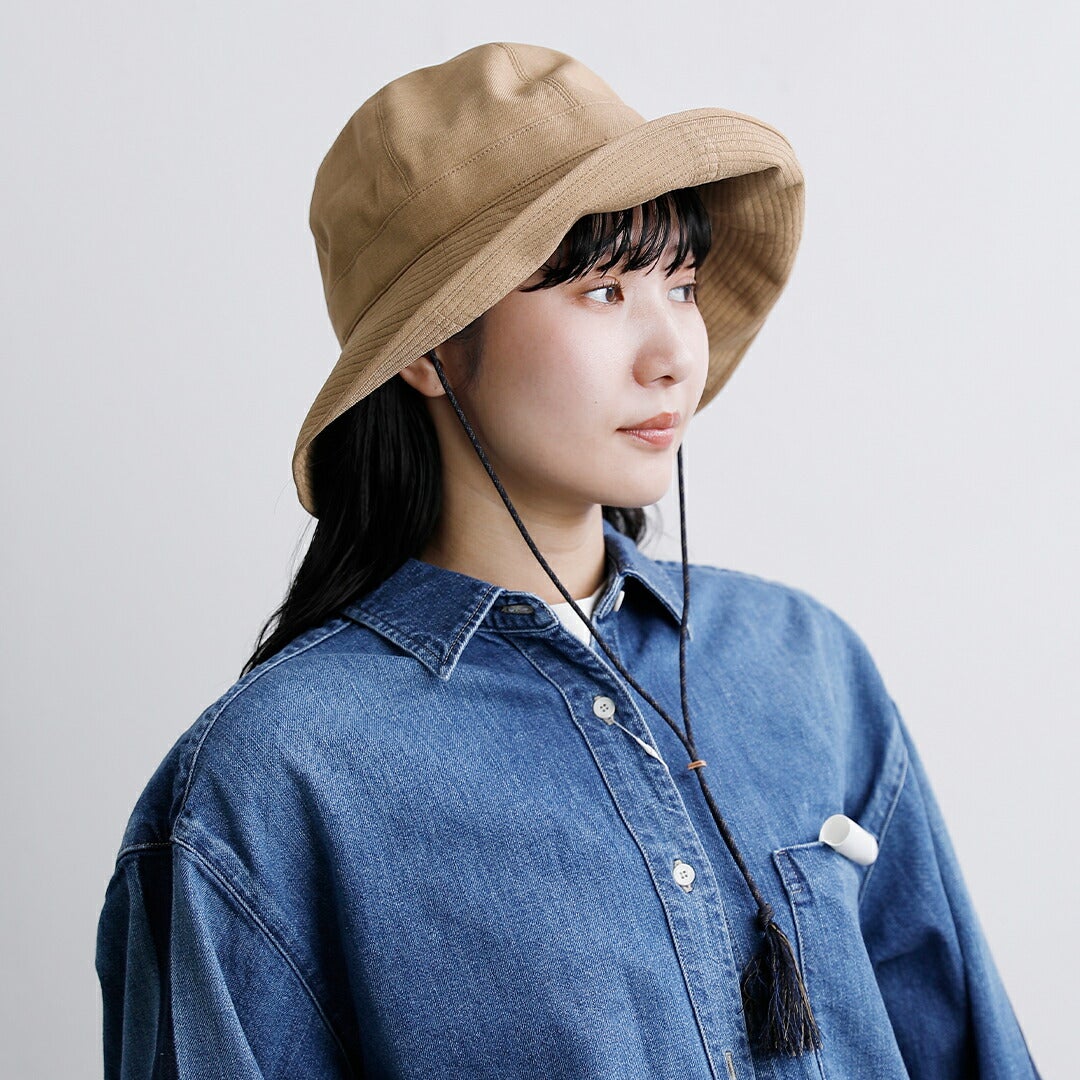 Nine Tailor ナインテイラー ストラップ付 ハット “Lupine Hat” n-1633