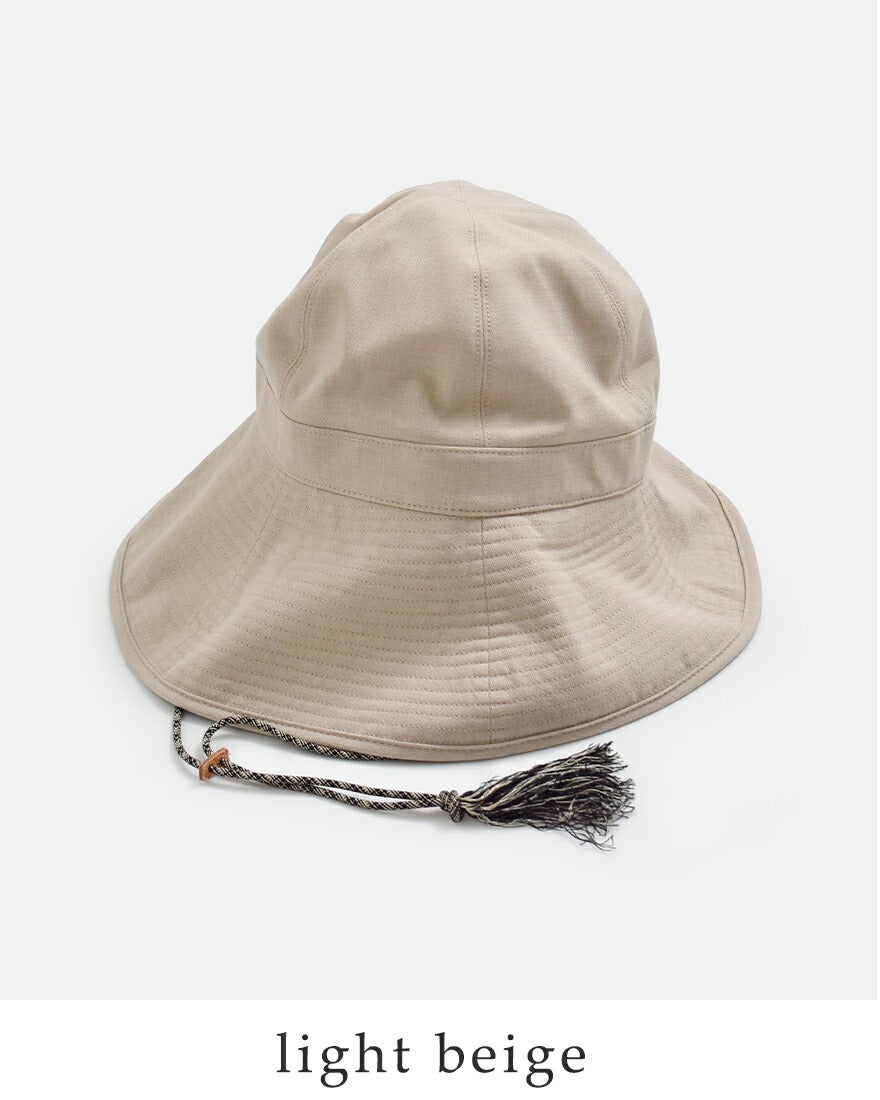 20%OFF】Nine Tailor ナインテイラー ストラップ付 ハット “Lupine Hat