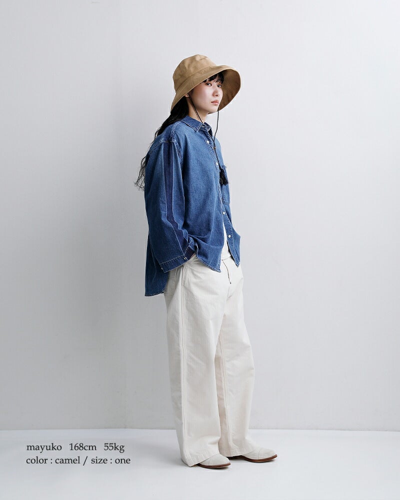 Nine Tailor ナインテイラー ストラップ付 ハット “Lupine Hat” n-1633