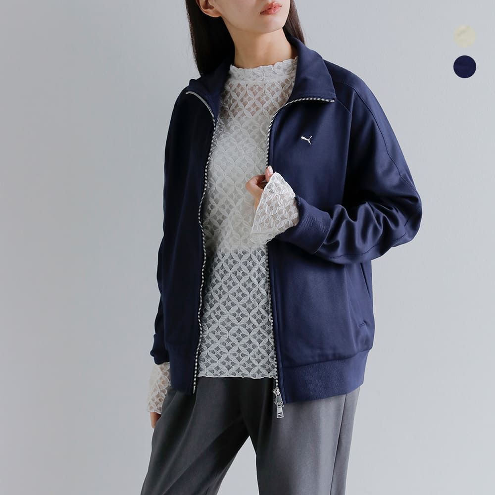 PUMA プーマ ベア天竺コットン トラックジャケット T7 TRACK JACKET M