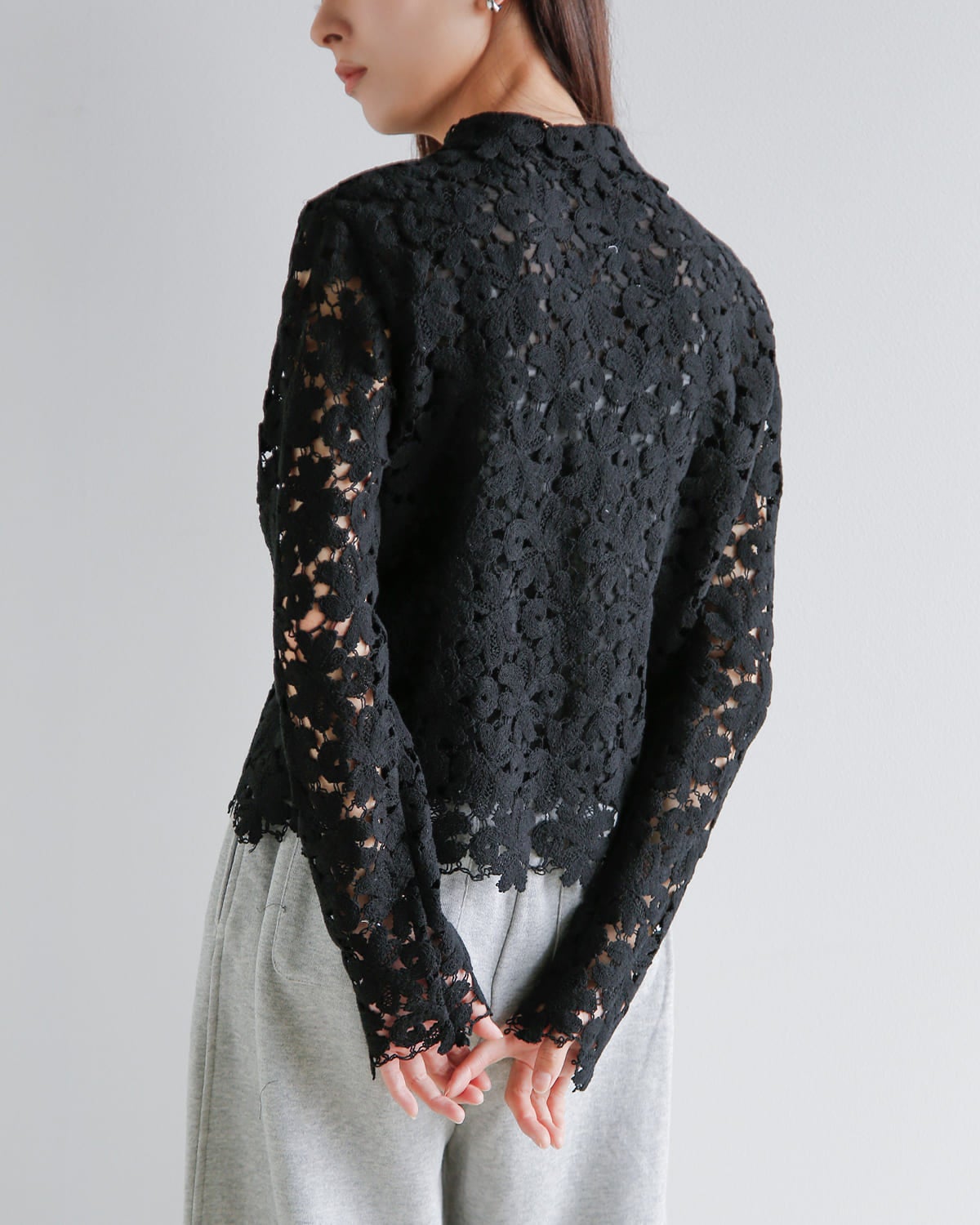 MANOF マノフ コットンレース ショートシャツ 80122-4073 2026ss新作