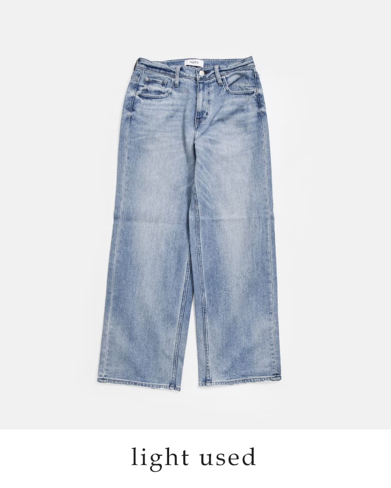 Healthy Denim ヘルシーデニム ミッドライズ ワイド ストレート デニム