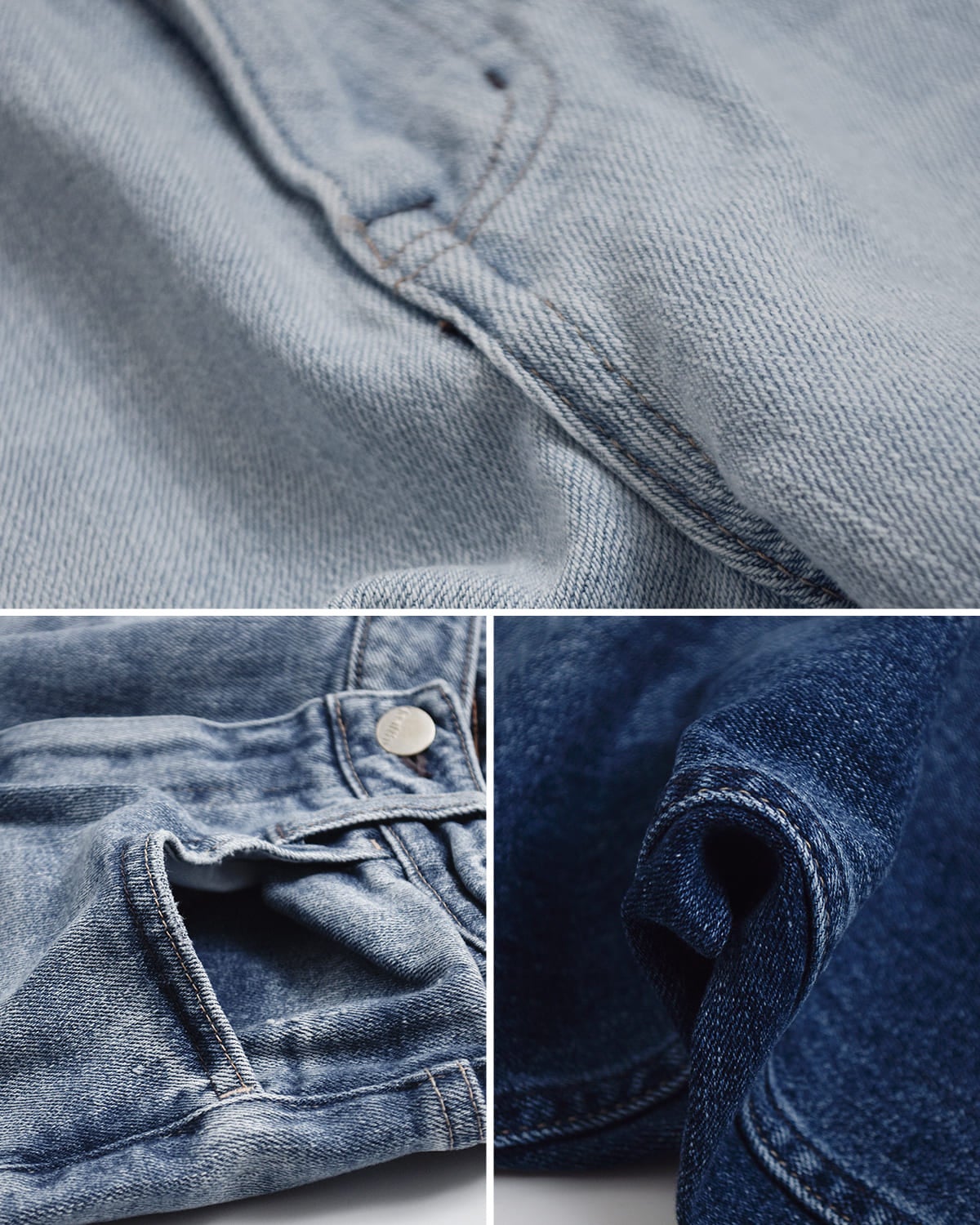 Healthy Denim ヘルシーデニム ミッドライズ ワイド ストレート デニム