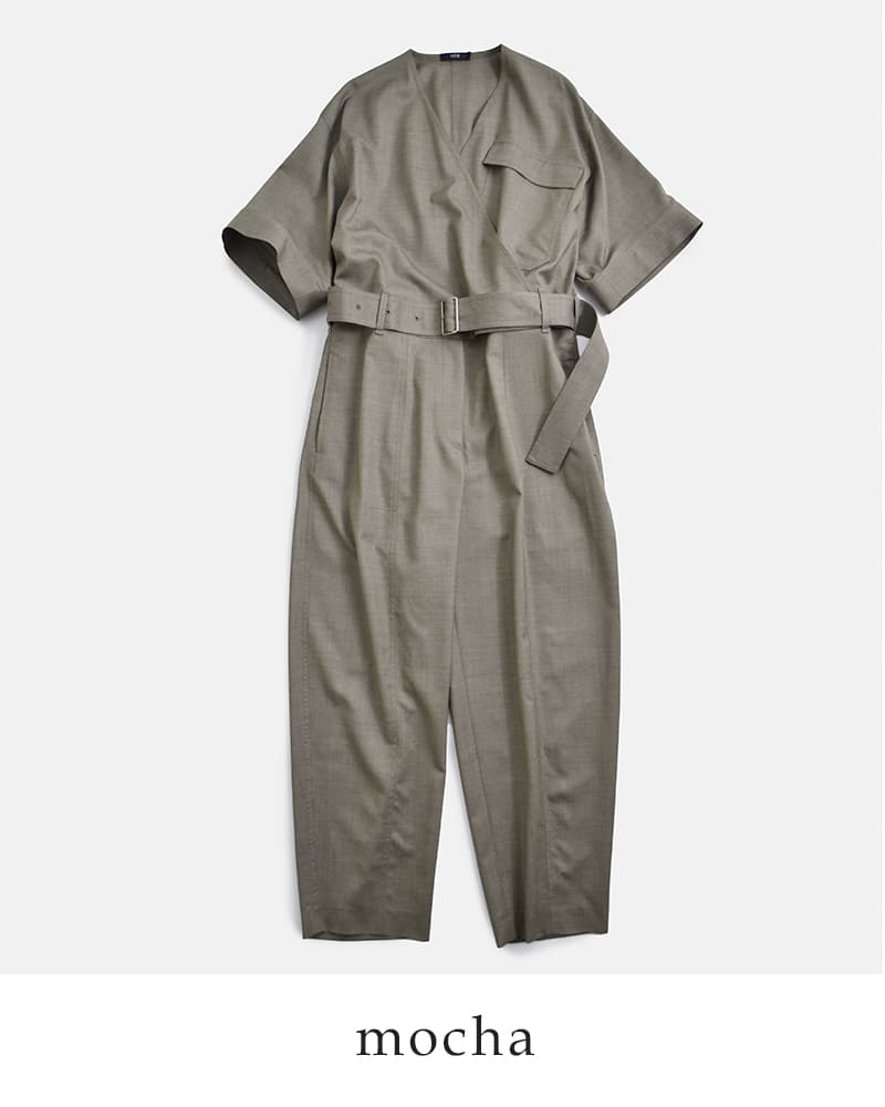 YLEVE イレーヴ SUPER120s ウール オールインワン SUPER120'S CHAMBRAY