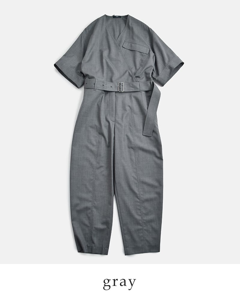 YLEVE イレーヴ SUPER120s ウール オールインワン SUPER120'S CHAMBRAY