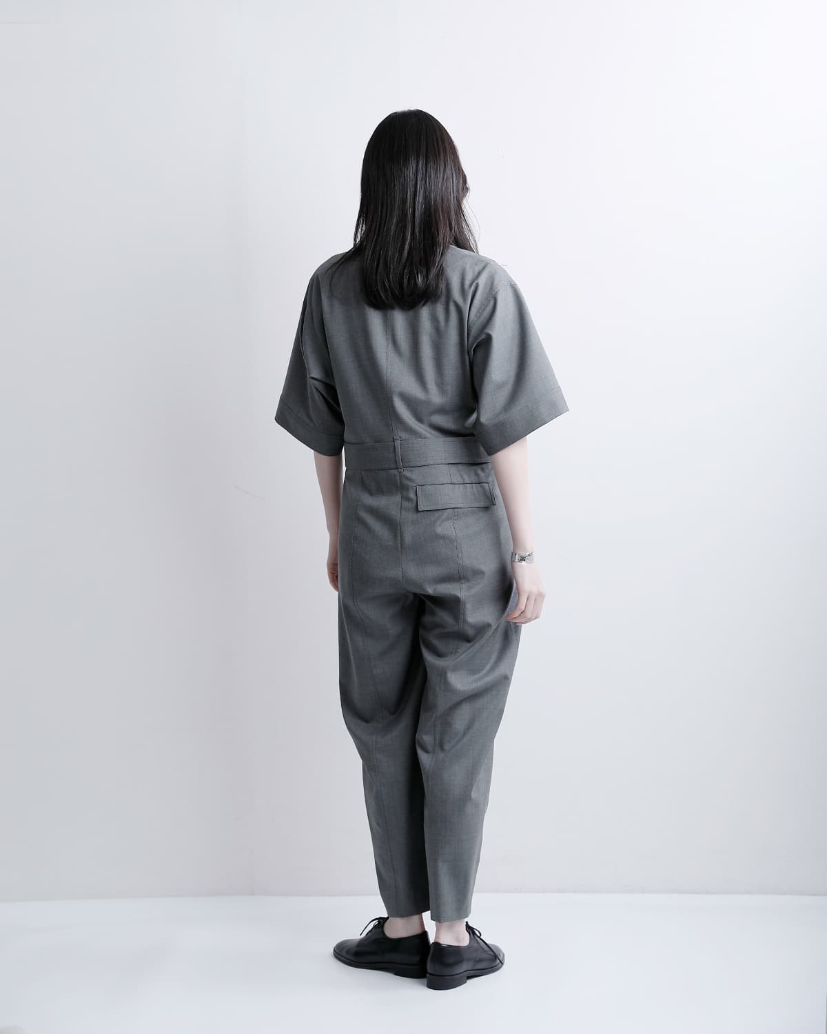 YLEVE イレーヴ SUPER120s ウール オールインワン SUPER120'S CHAMBRAY