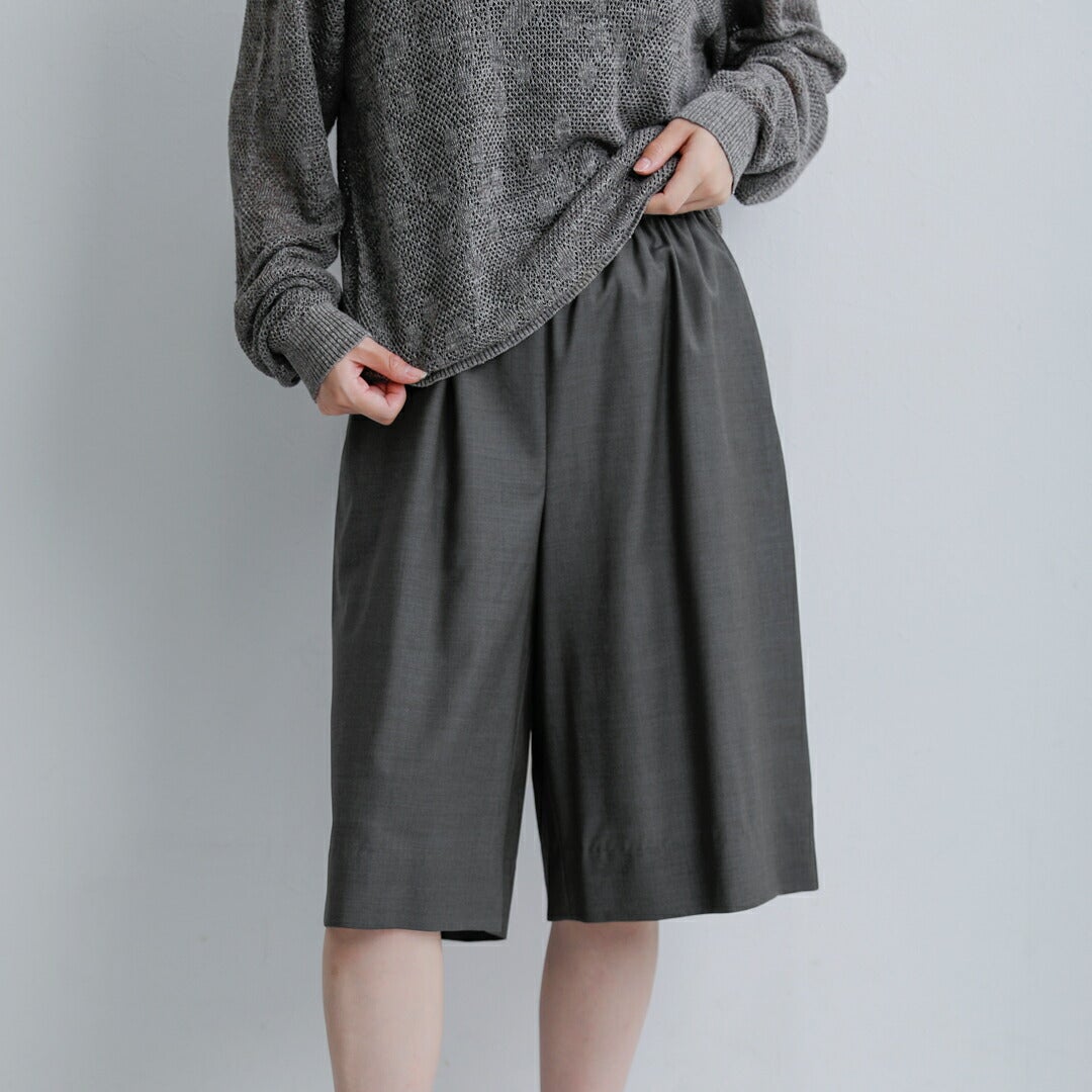 40%OFF】LOEFF ロエフ ウールトロ キュロットパンツ 8819-2-000001