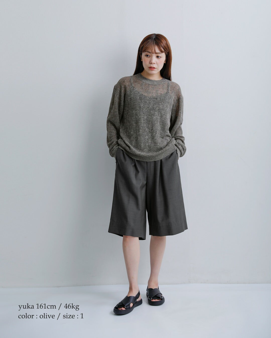 40%OFF】LOEFF ロエフ ウールトロ キュロットパンツ 8819-2-000001