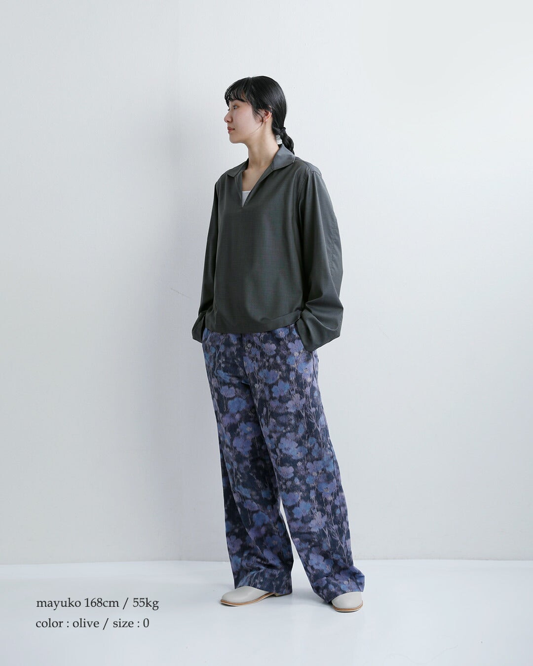 LOEFF ロエフ ウールトロ スキッパーシャツレディース 2026ss新作 春夏