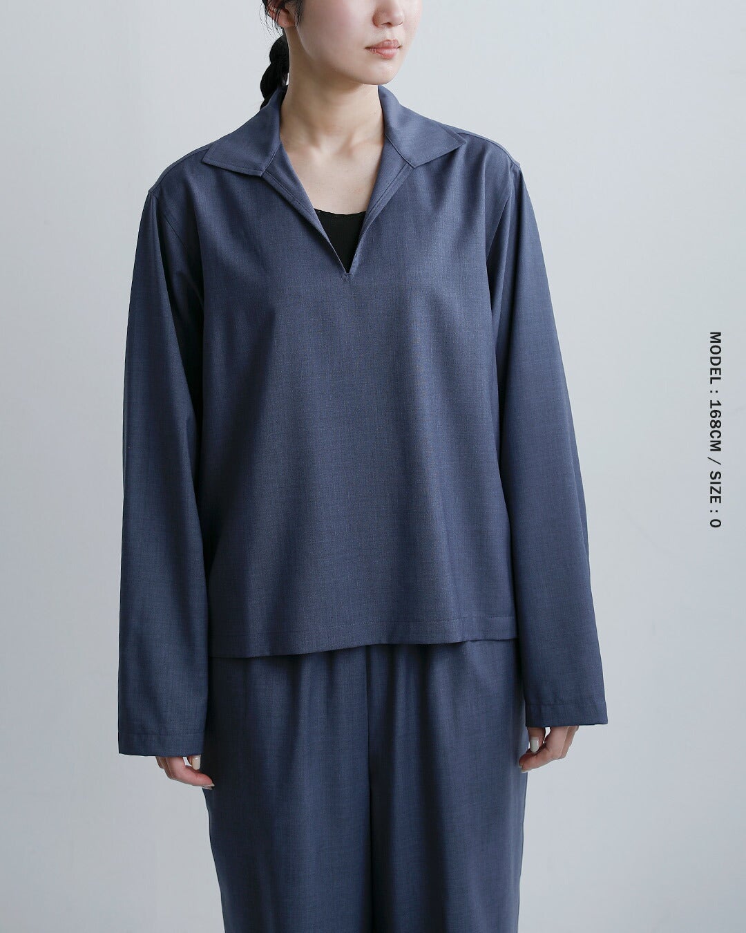 LOEFF ロエフ ウールトロ スキッパーシャツレディース 2026ss新作 春夏