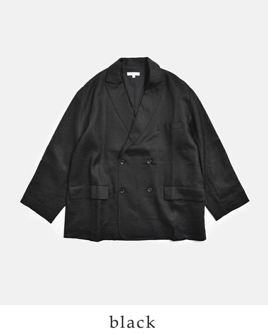 Honnete オネット ダブルブレスト オーバーフィット ジャケット ho