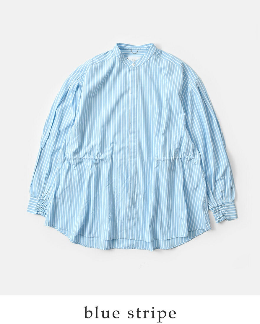 20%OFF】kha:ki カーキ フライフロント バンドカラー ボリューム