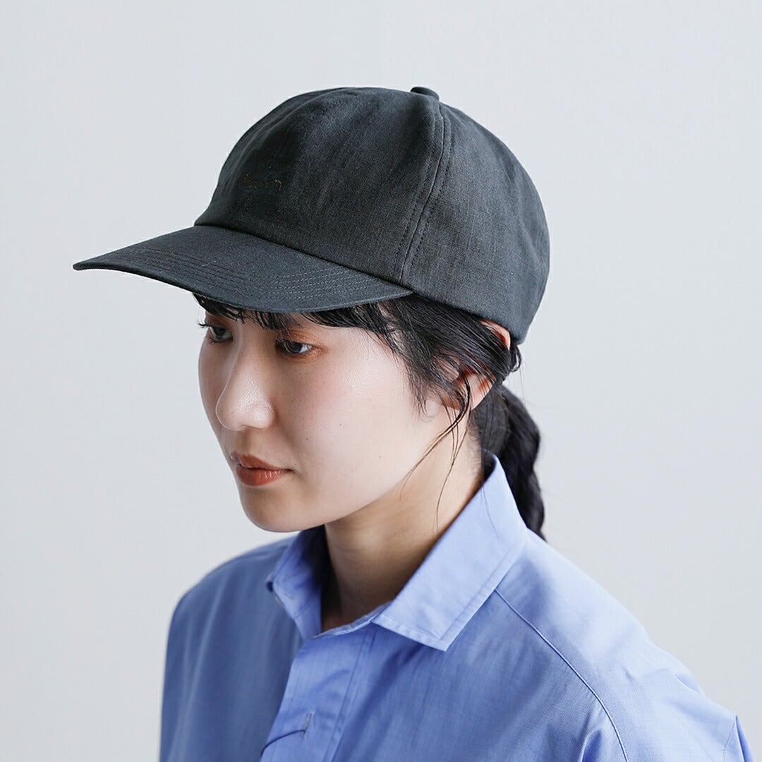 クーポン対象】Nine Tailor ナインテイラー リネン スマイリーキャップ