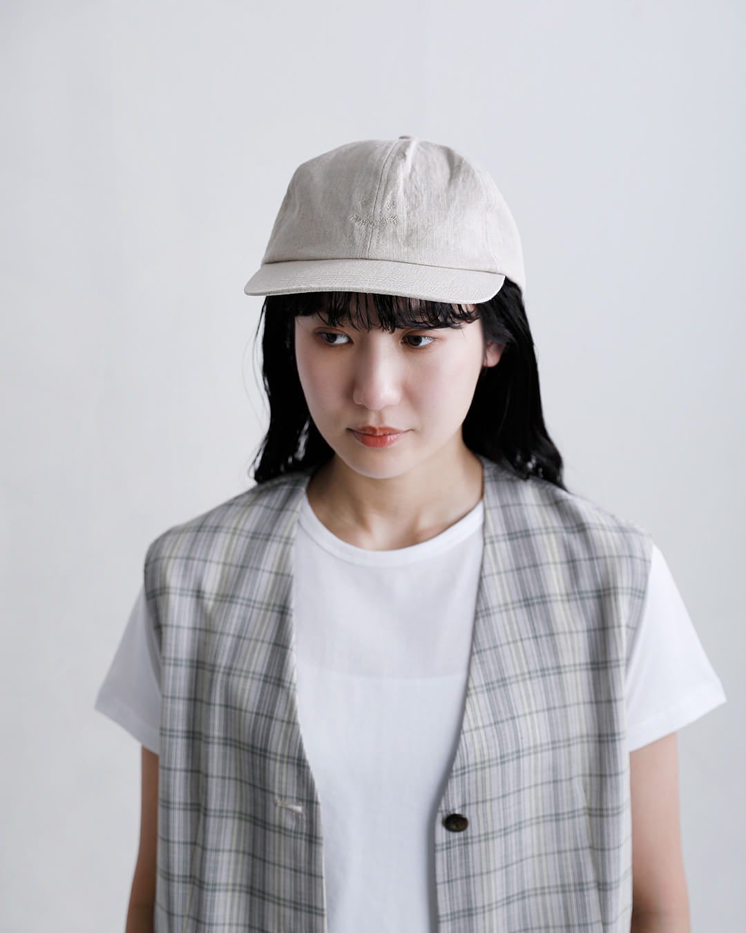 クーポン対象】Nine Tailor ナインテイラー リネン スマイリーキャップ