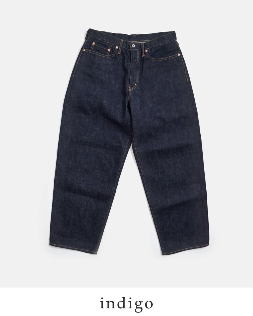 クーポン対象】Sanca サンカ 15.5oz 5ポケット ワイドフィット デニム