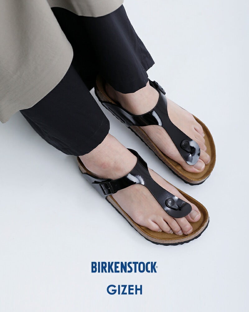 BIRKENSTOCK ビルケンシュトック ギゼ ビルコフロー パテントレザー