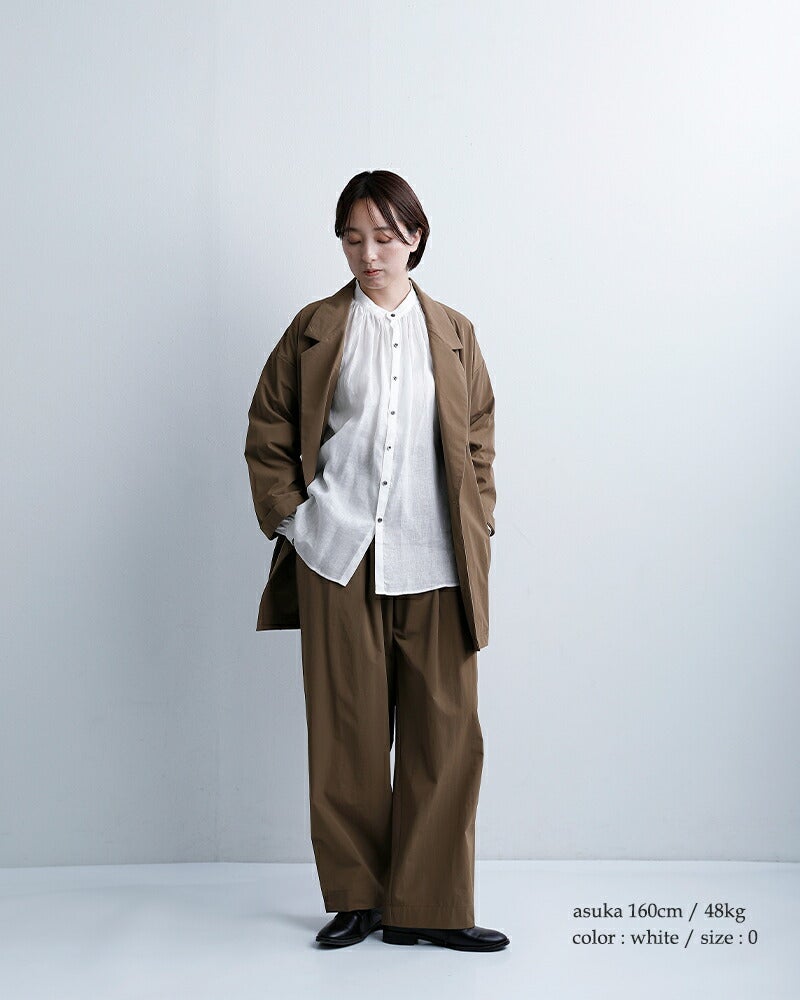 MANON マノン フレンチリネン アミカルシャツ “FRENCH LINEN AMICAL