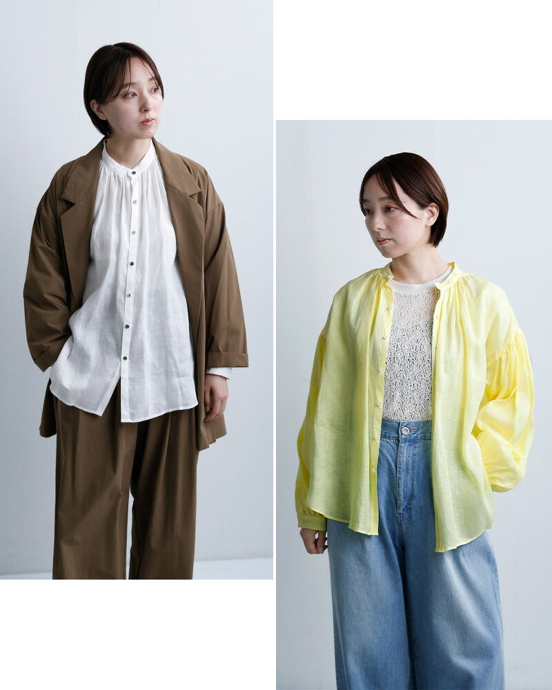 MANON マノン フレンチリネン アミカルシャツ “FRENCH LINEN AMICAL