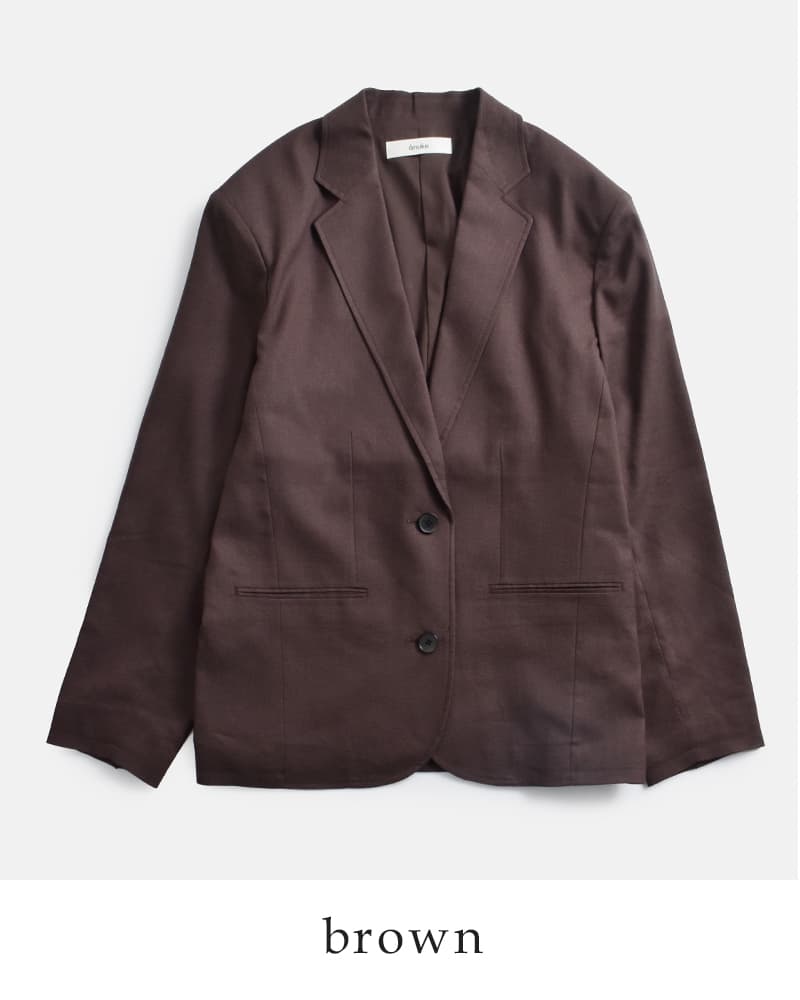 ジャケット・アウター anuke Over Linen Jacket ànuke online store（アンヌーク） / Over Linen JacketOver Linen