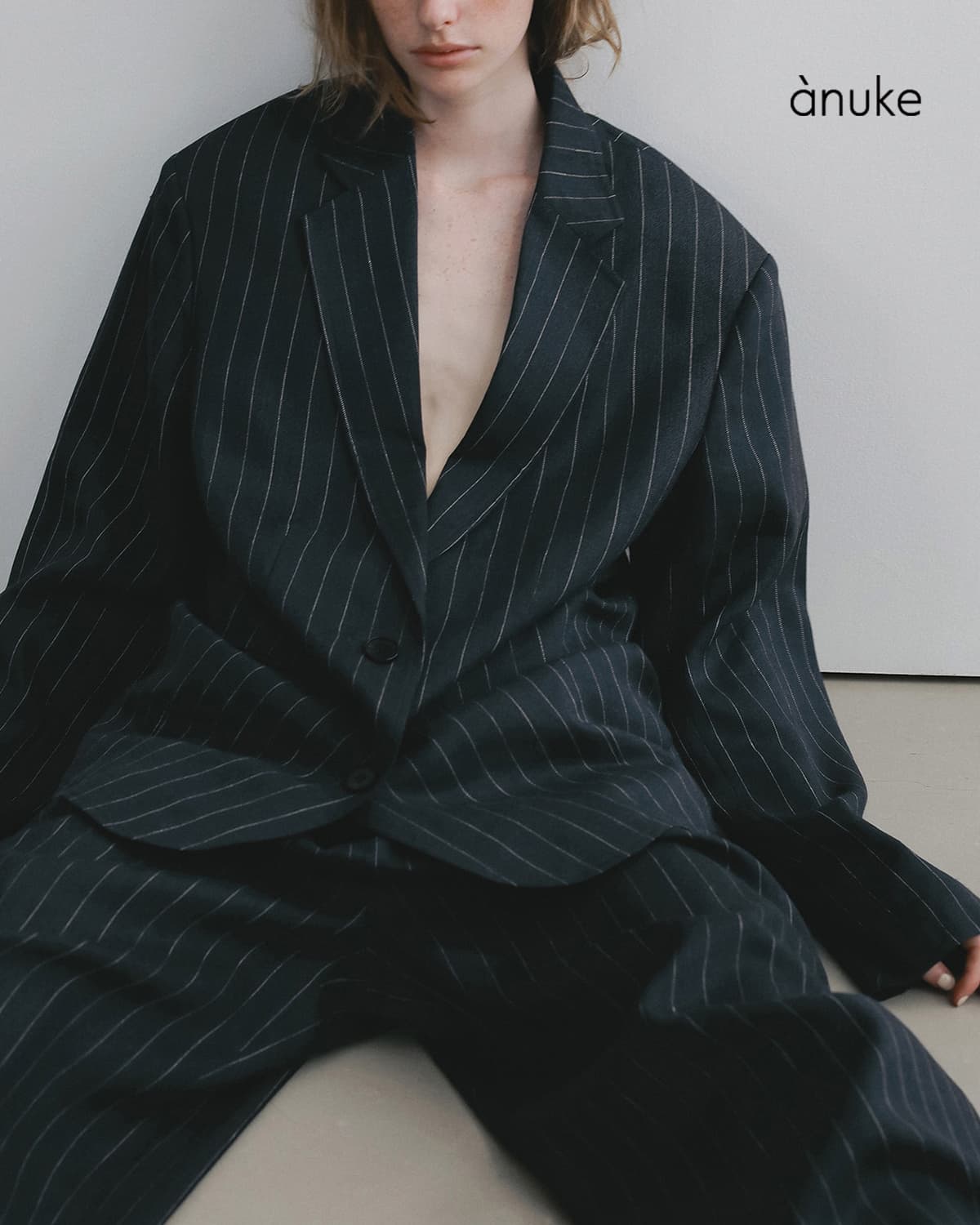 anuke アンヌーク オーバー リネン ジャケット Over Linen Jacket