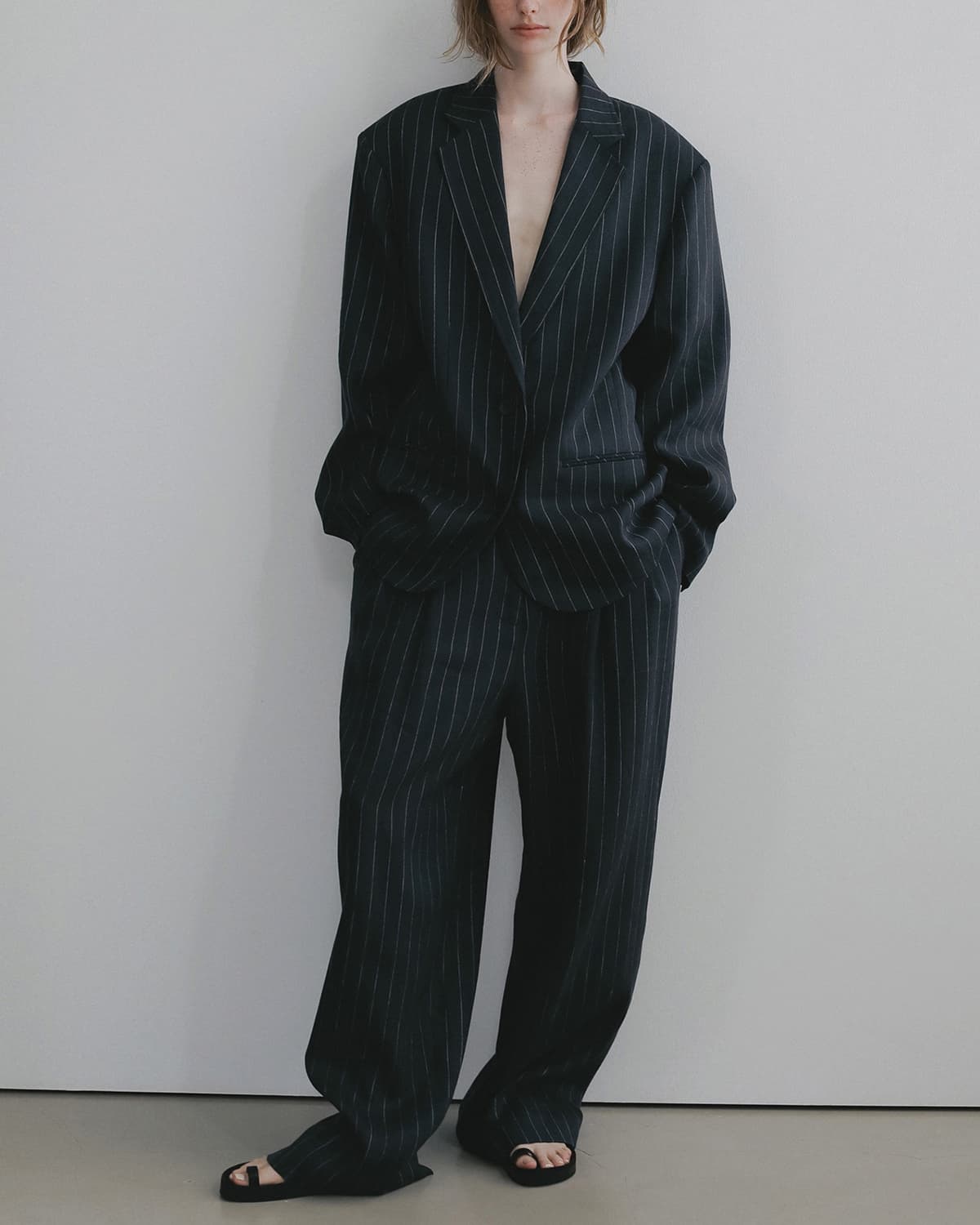 anuke アンヌーク オーバー リネン ジャケット Over Linen Jacket