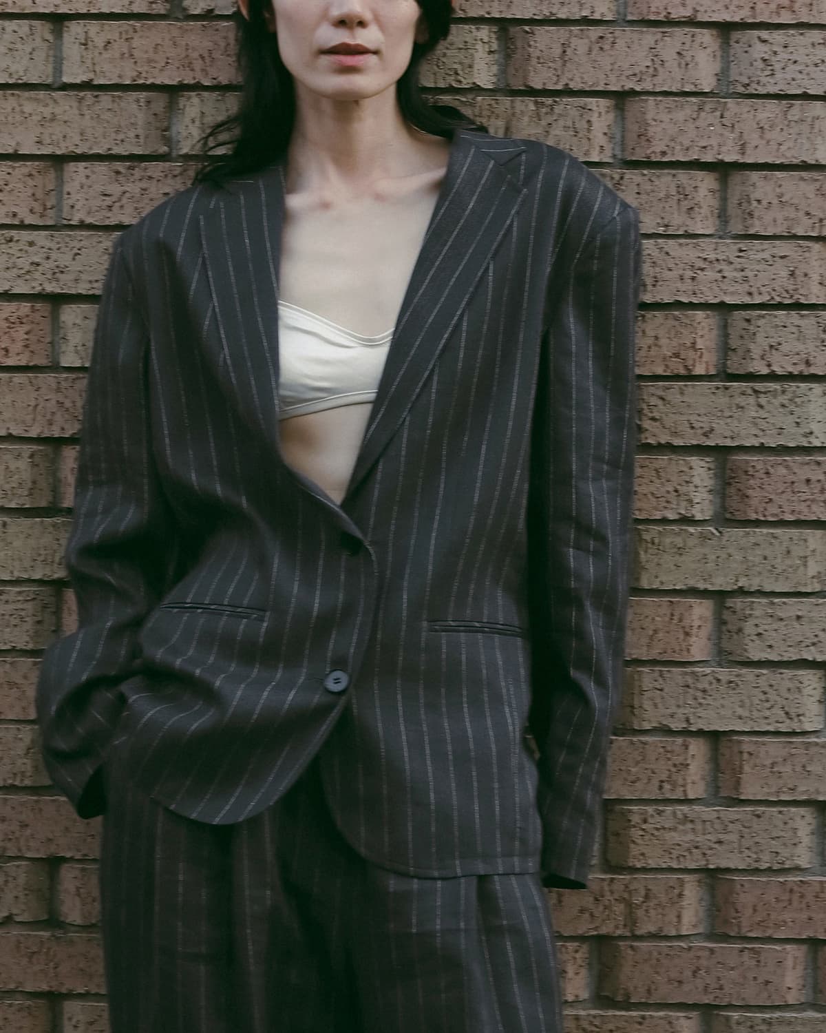 anuke アンヌーク オーバー リネン ジャケット Over Linen Jacket