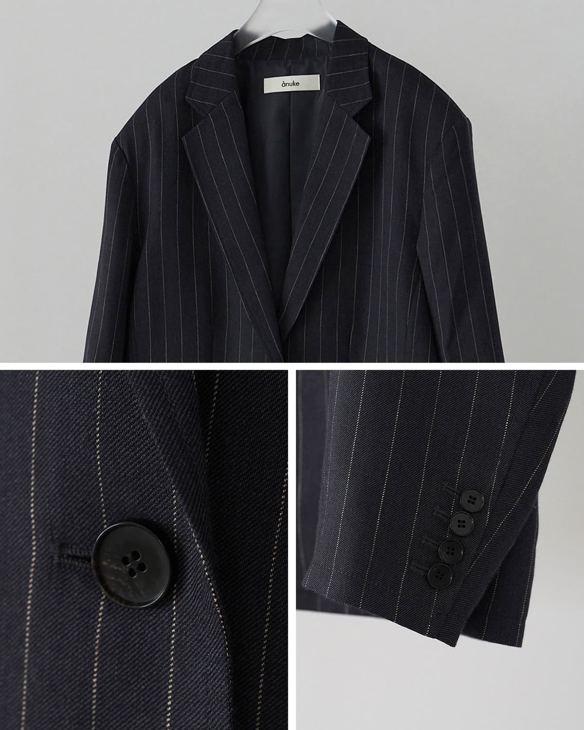 anuke アンヌーク オーバー リネン ジャケット Over Linen Jacket
