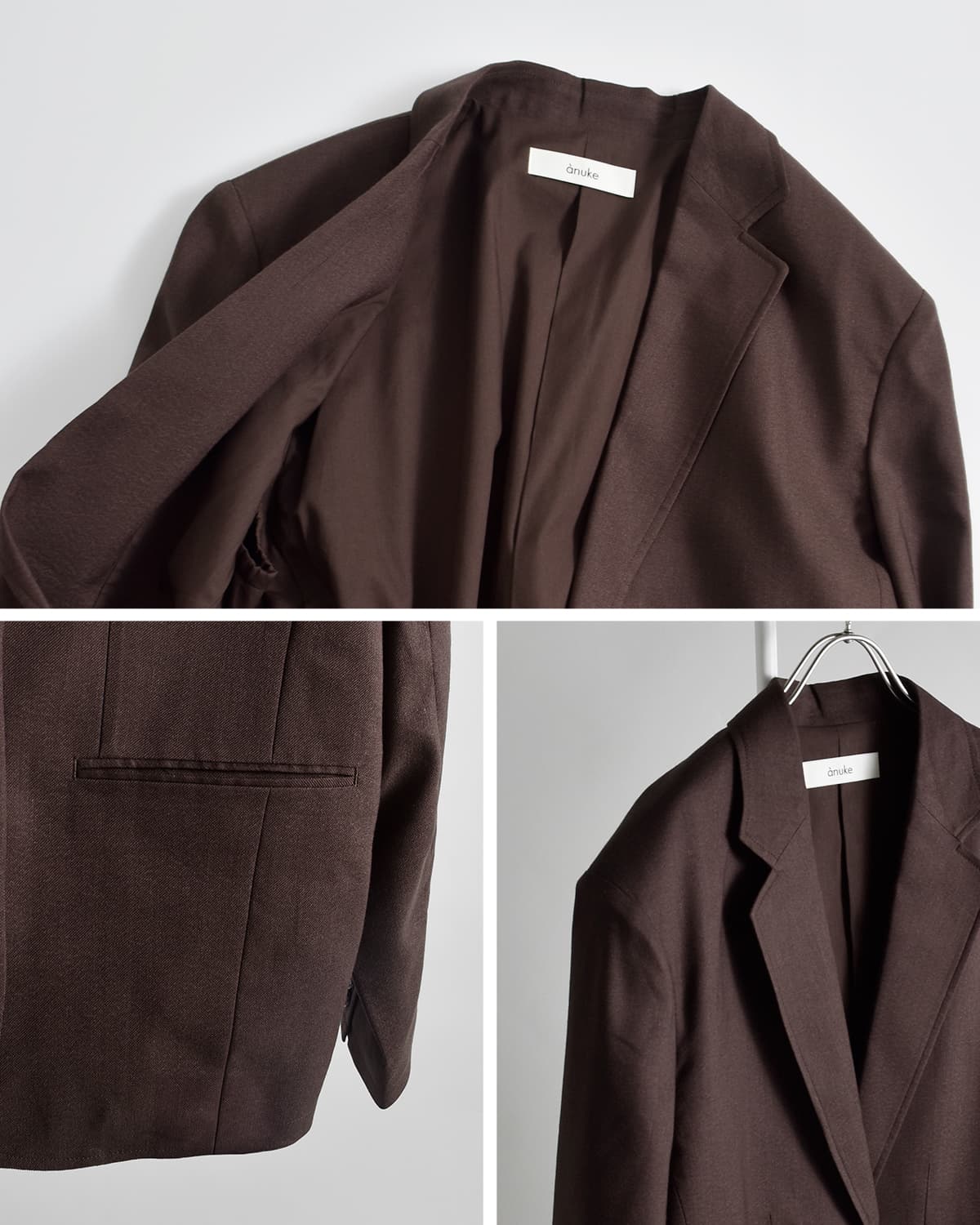 anuke アンヌーク オーバー リネン ジャケット Over Linen Jacket