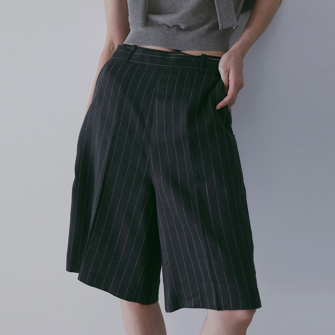 anuke アンヌーク リネン ハーフ パンツ Linen Half Pants 62610705