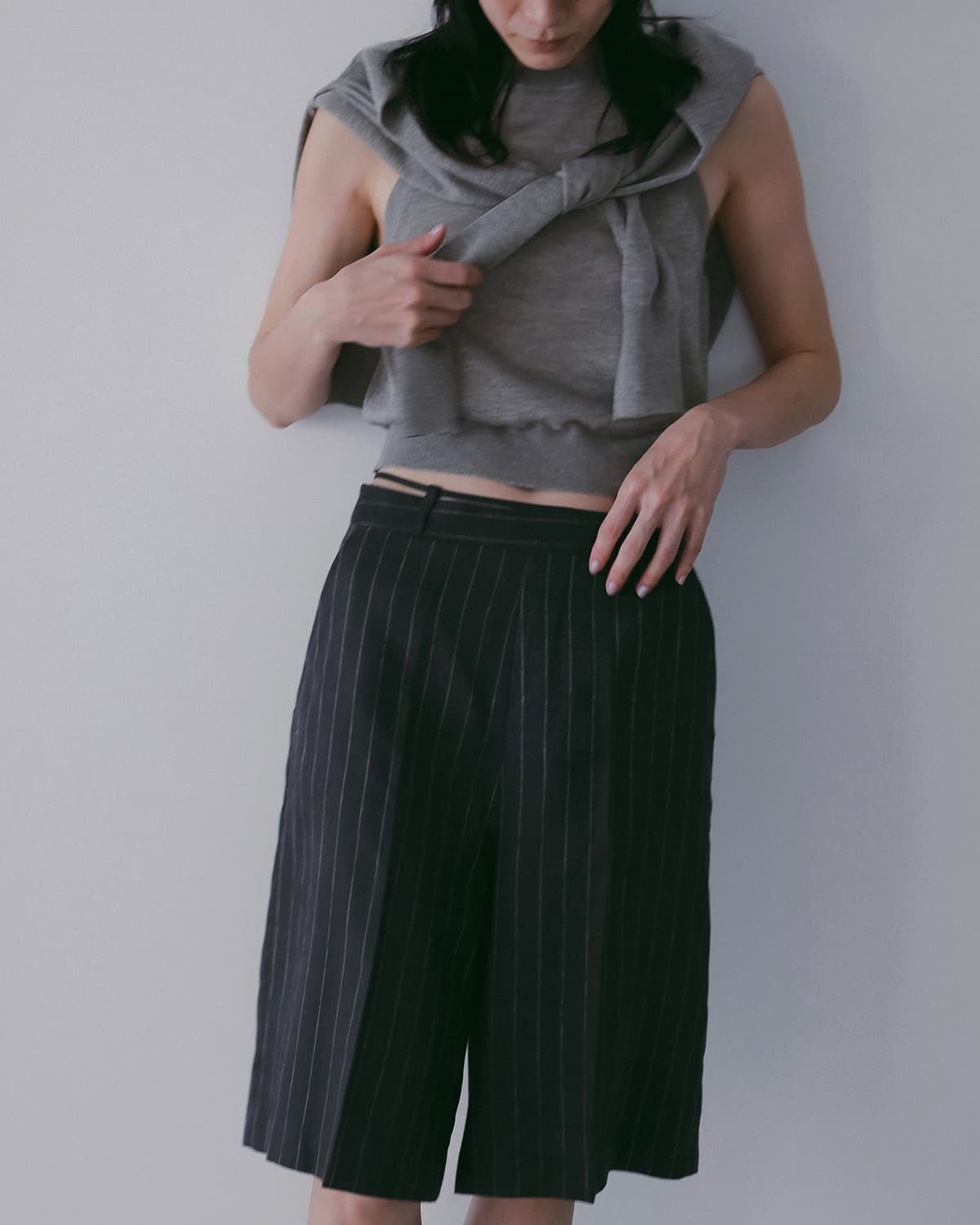 anuke アンヌーク リネン ハーフ パンツ Linen Half Pants 62610705