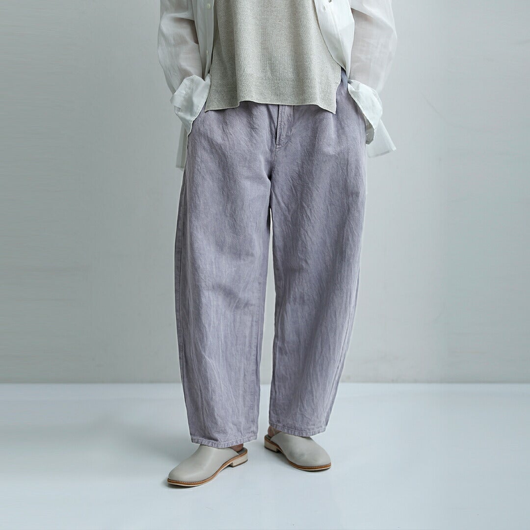 クーポン対象】Vlas Blomme ヴラスブラム コットンリネンツイル ワイド