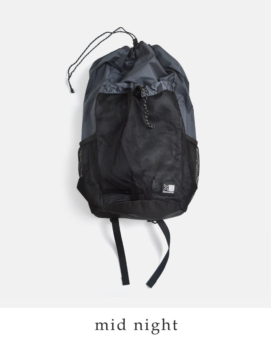 カリマー　グラブ　ナップサック　20L ブラック KARRIMOR カリマー グラブ ナップサック 20L grab knapsack 501277