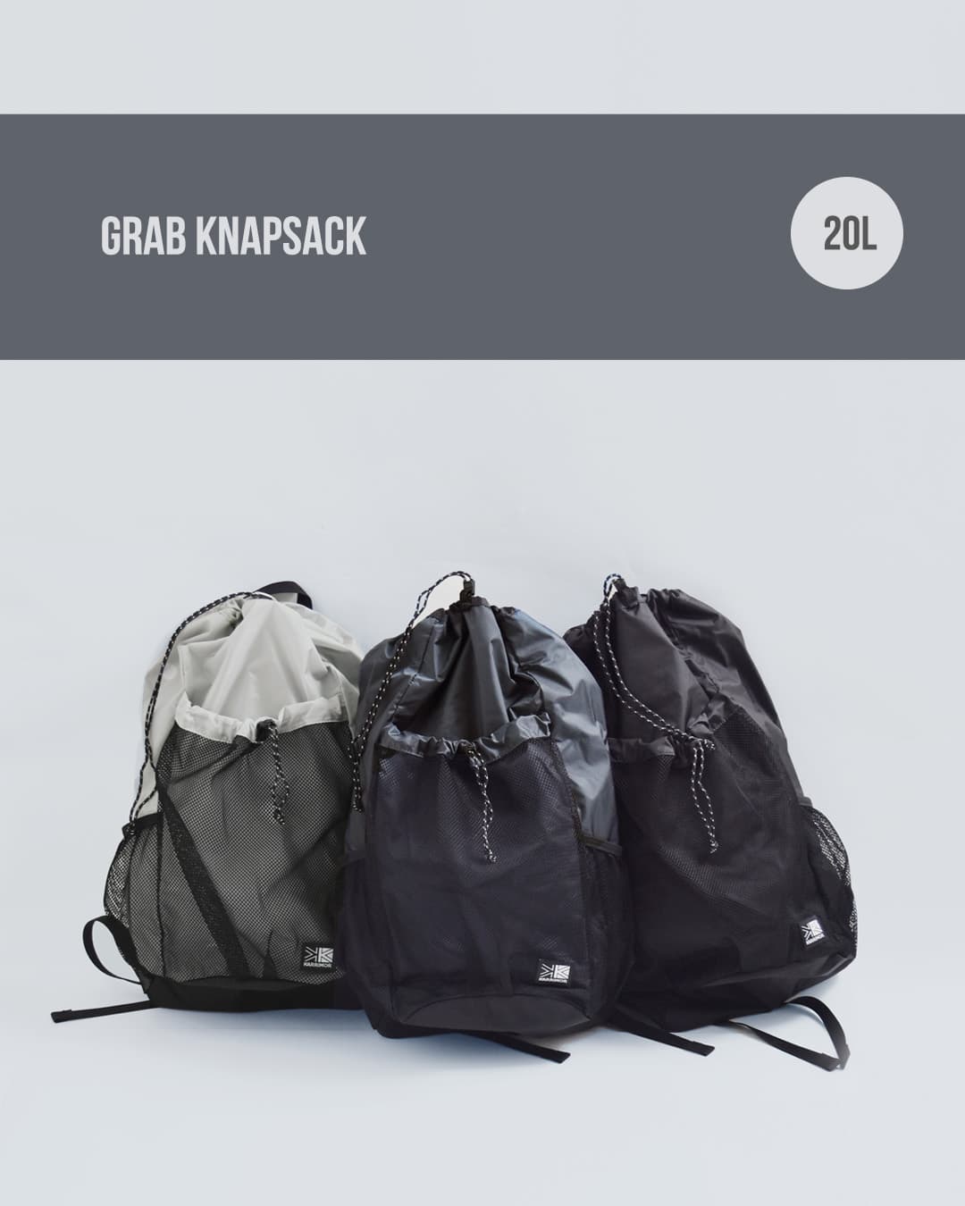 クーポン対象】KARRIMOR カリマー グラブ ナップサック 20L grab