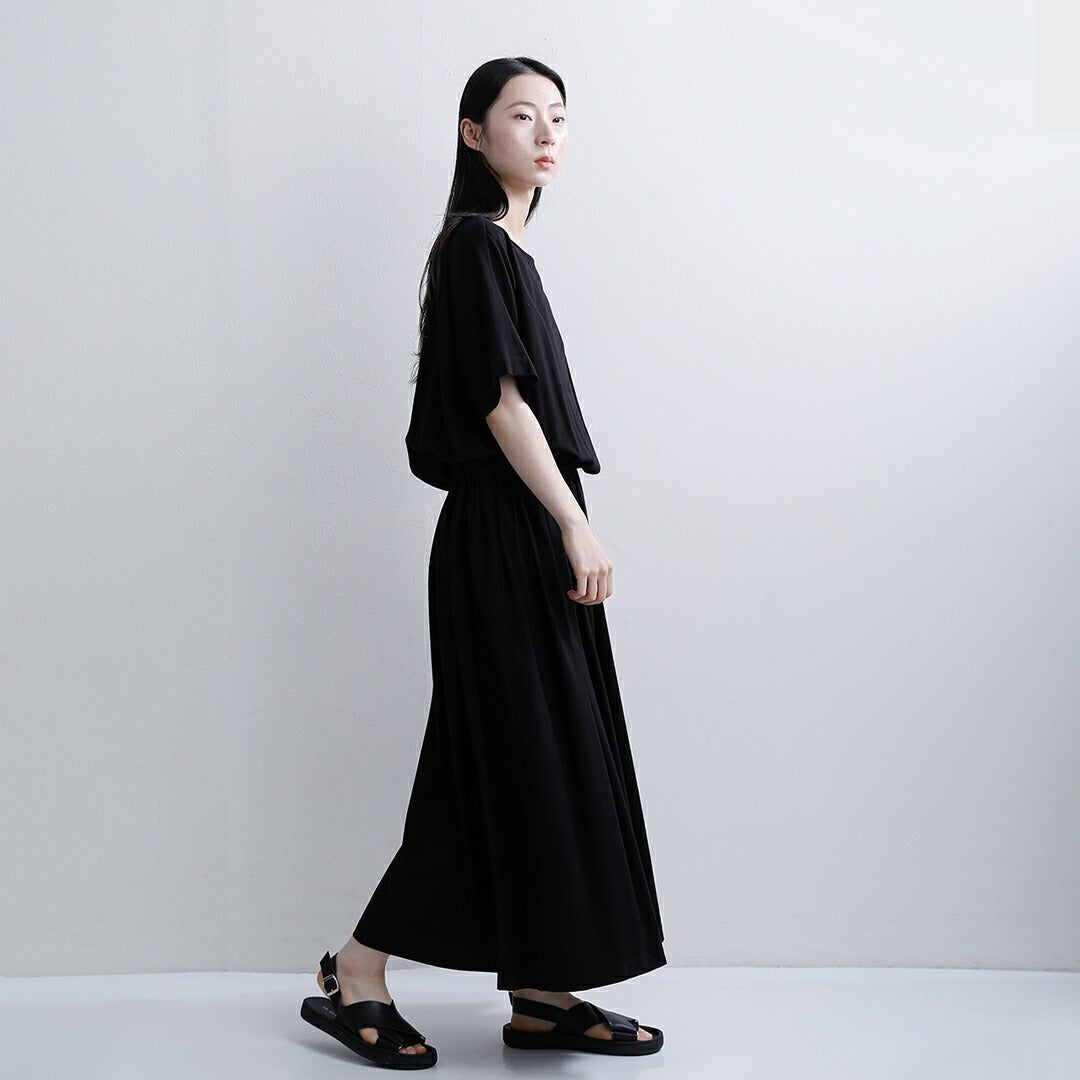 FACTORY ファクトリー バンブー コットン ブラウジング ワンピース d