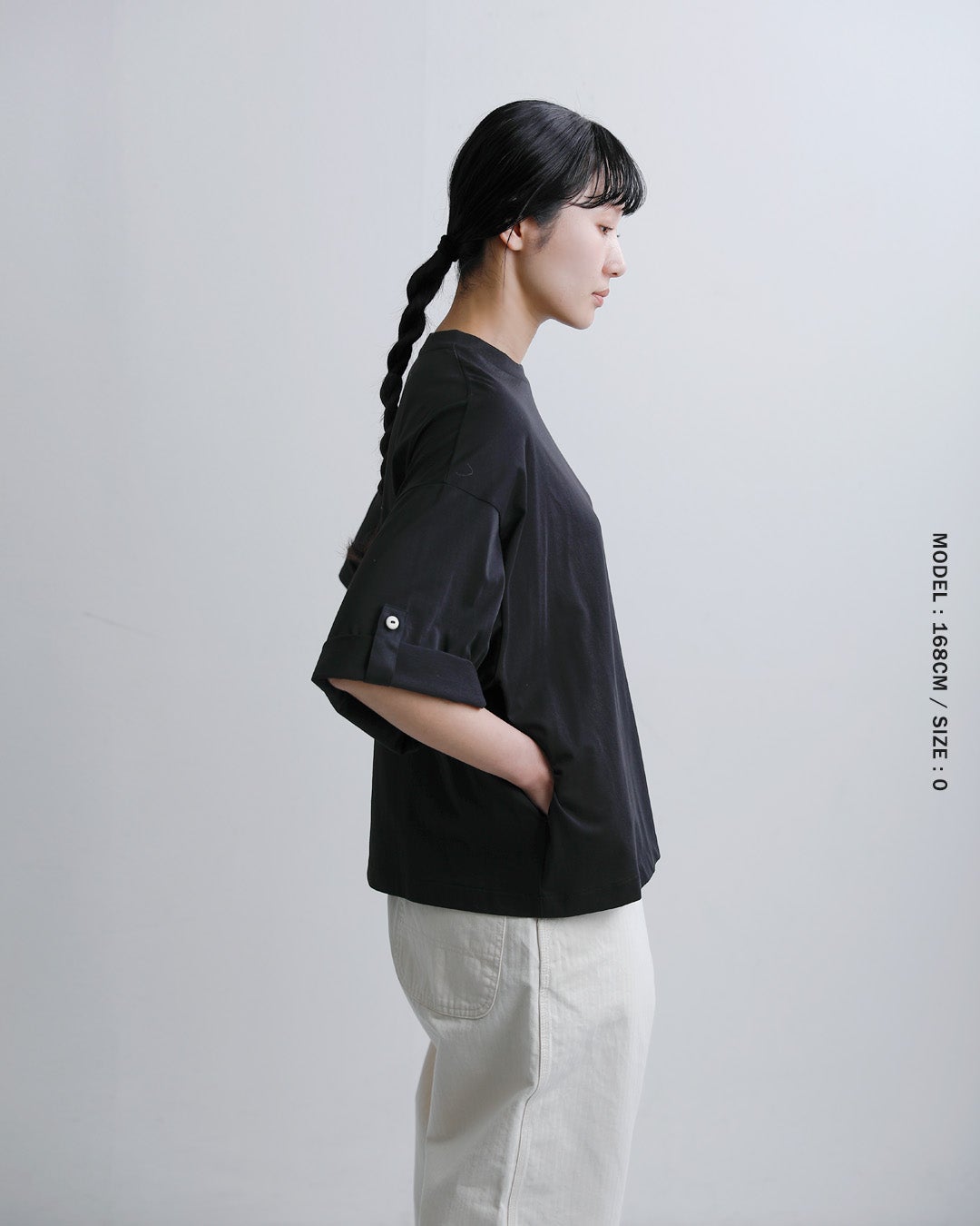 Dulcamara ドゥルカマラ UVカット 接触冷感 コットン ロールアップT