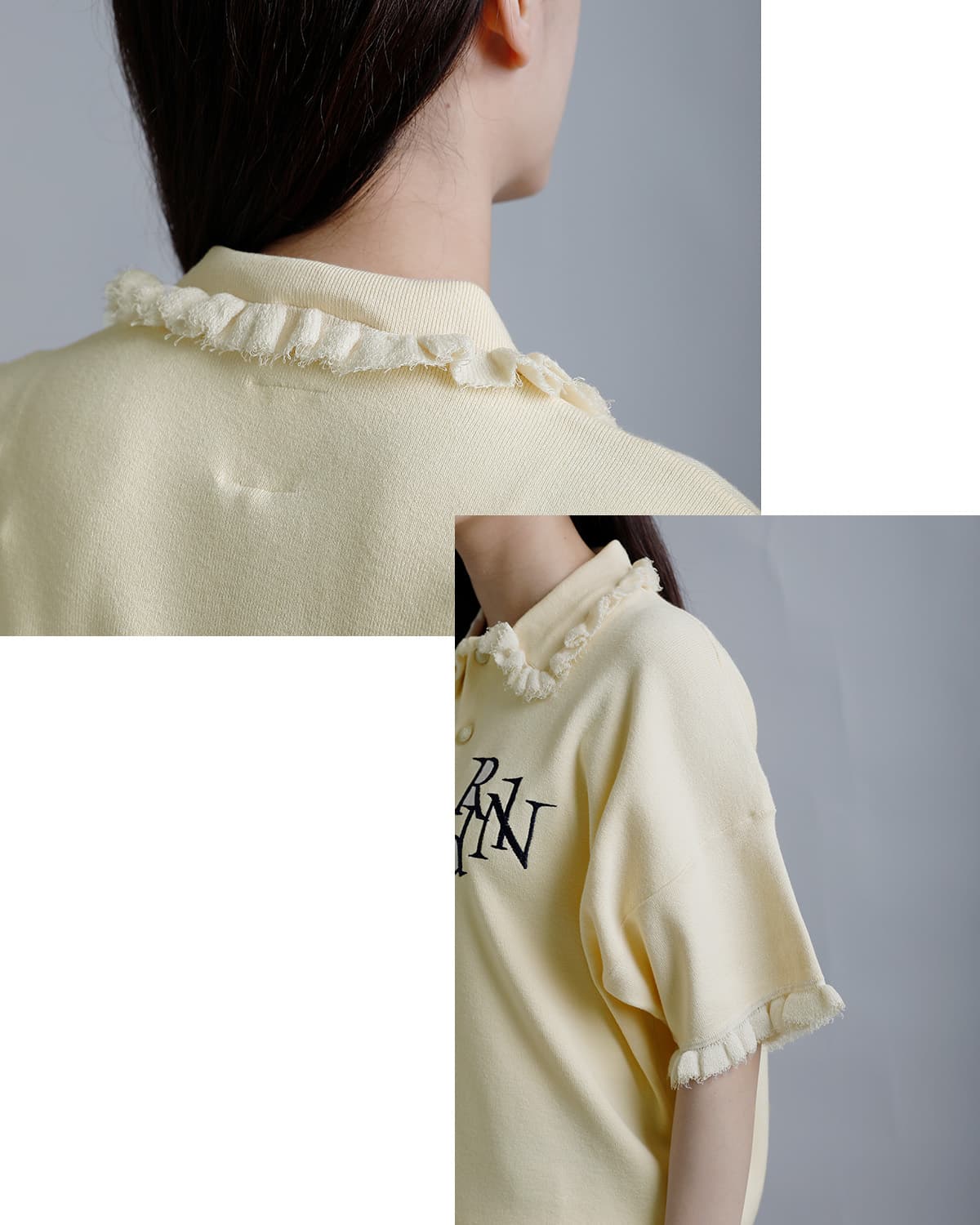 RHODOLIRION ロドリリオン 刺繍 半袖ポロシャツ “Embroidery Polo