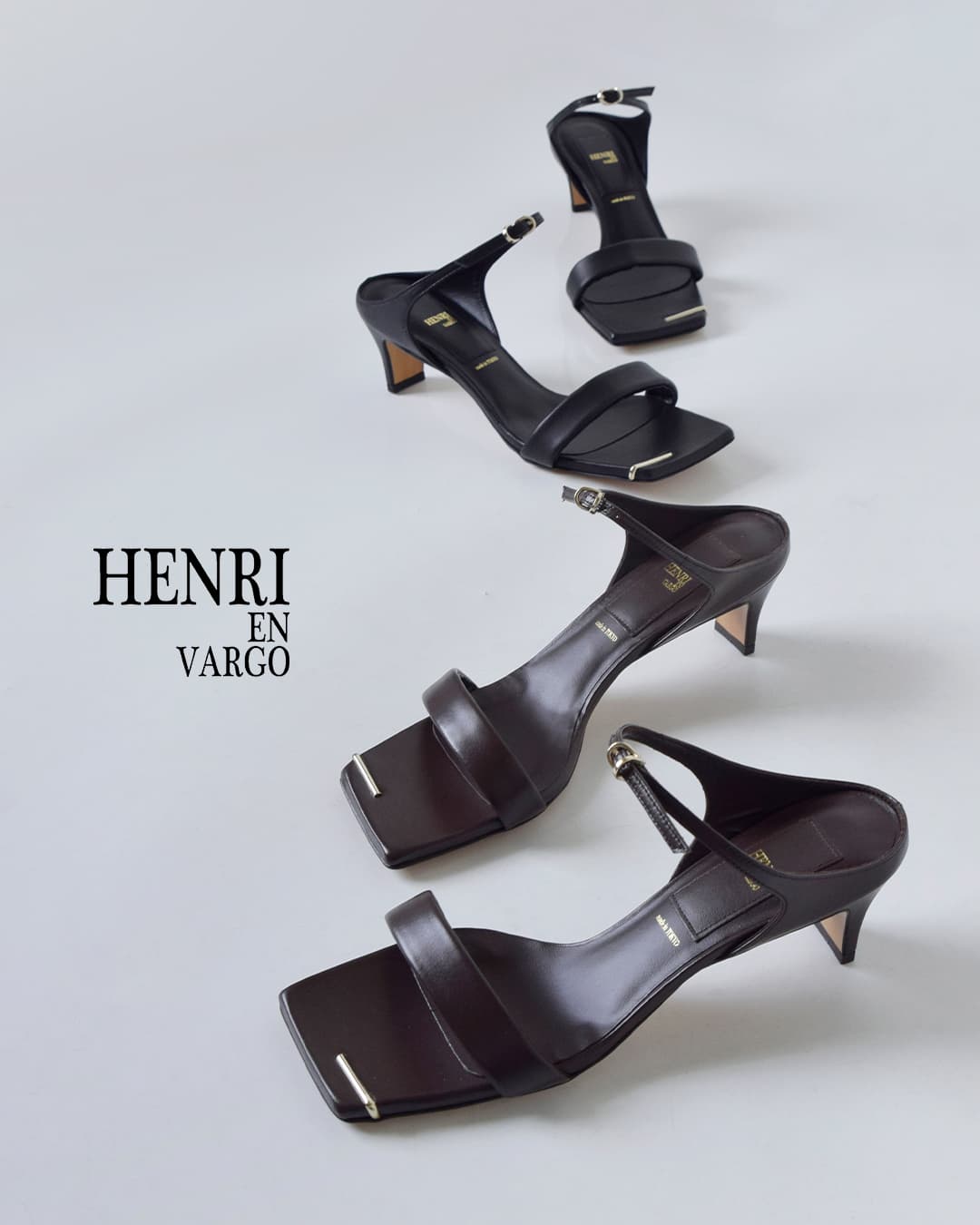 クーポン対象】HENRI EN VARGO ヘンリエンヴァーゴ レザー ストラップ